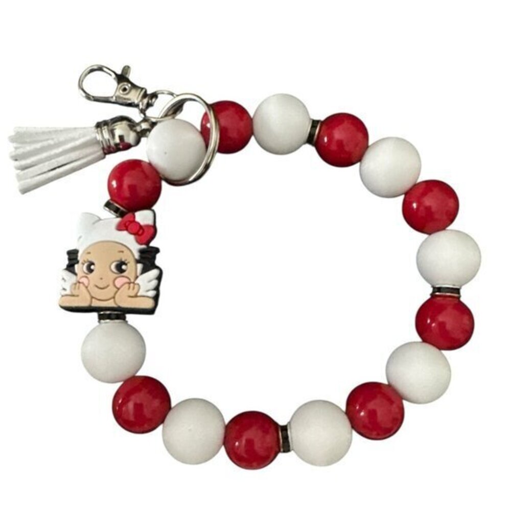 Sonny Angel Stretchy Silicone Bracelet Wristlet Mama Keychain
